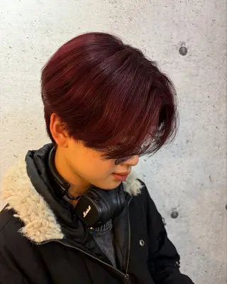 ショート カラー メンズ Rio/池袋/ レイヤーカットのヘアスタイル
