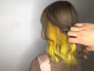 セミロング カラー 🌟カラーモデル古淵 🫧HARU🫧のヘアスタイル