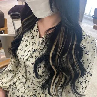 ロング カラー 韓国・網紅style 🦋HONOKA🦋のヘアスタイル