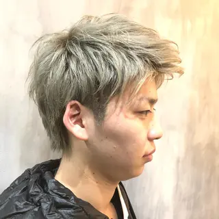 カラー メンズ 水谷 俊一のヘアスタイル