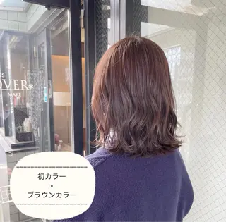 ミディアム カラー 艶髪/巻ける縮毛矯正 /髪質改善naoのヘアスタイル