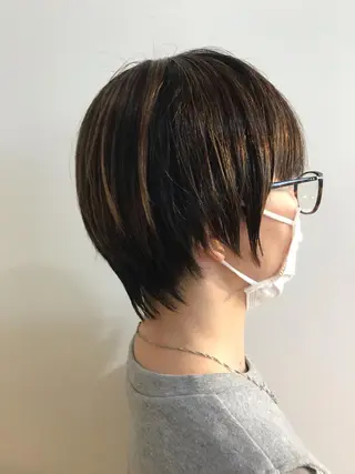 ショート カラー 【似合わせカット】 松尾一気のヘアスタイル