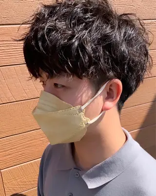 メンズ 深井 さやのヘアスタイル