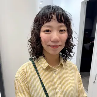 ミディアム パーマ ショート/パーマ/ MIOのヘアスタイル
