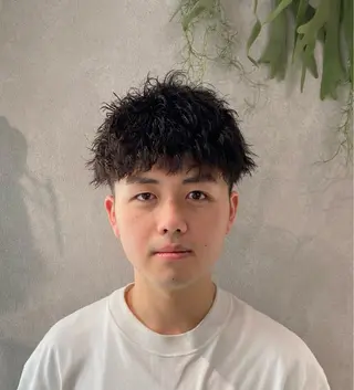 パーマ メンズ お洒落カジュアル🍃 まなとのヘアスタイル