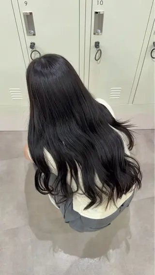 ロング 韓国レイヤー 🎀ダブルカラーのヘアスタイル