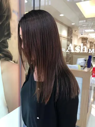 ロング パーマ 丸みショートボブ/ タッセルボブ 吉野のヘアスタイル