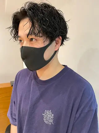メンズ パーマ/レイヤー カットmito⭐︎のヘアスタイル