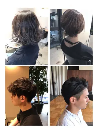 ショート メンズ RHAIRSALON 西山梓のヘアスタイル