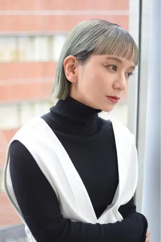 ショート カラー ヘアアレンジ litmus hair salon二子玉川所属・ボブ/ショート 秋本凌汰のヘアスタイル