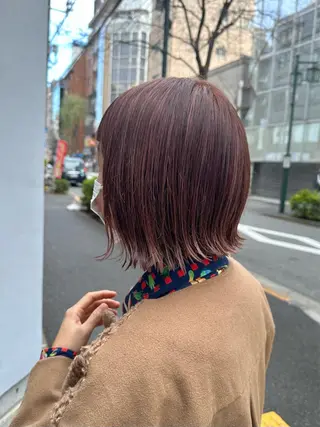 ミディアム カラー 新宿御苑前/新宿 Ryuseiのヘアスタイル