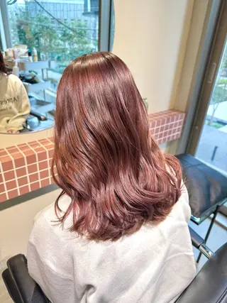 セミロング カラー 髪質改善マスター 長尾勇弥/梅田中津のヘアスタイル