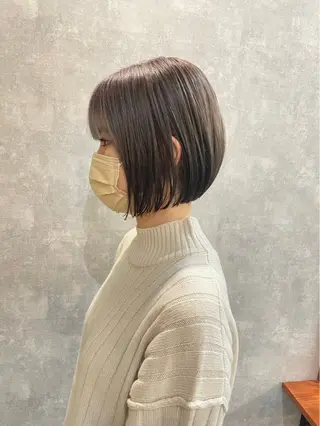 ショート カラー シールドヘアー/那覇 /縮毛矯正/ブリーチのヘアスタイル