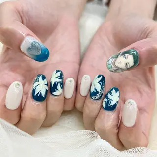 ミディアム ネイル 池袋痛ネイル Nok. 渡辺のネイルデザイン