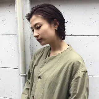 ショート カラー 坂本 裕介/パーマのヘアスタイル
