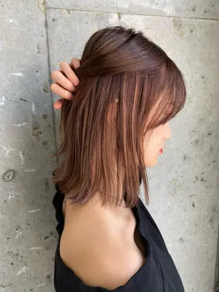 ショート カラー シールエクステ 🪽CHIAKIのヘアスタイル