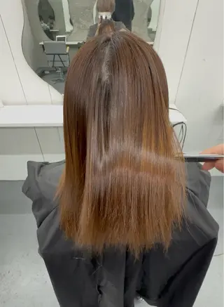 ロング パーマ ブリーチ×縮毛矯正 💫だいちのヘアスタイル