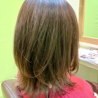 ミディアム ヘアアレンジ ショート×カラー 🦊堀米早紀【荻窪】のマツエク・マツパデザイン