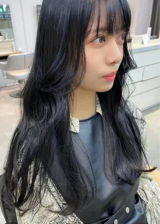 ロング 【似合わせ提案】鈴木 舞のヘアスタイル
