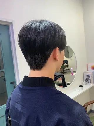 ショート メンズ/柏/パーマ/ チハヤのヘアスタイル