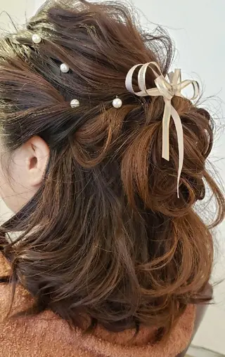 ヘアアレンジ 冨岡 千尋のヘアスタイル