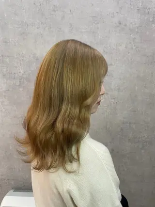 セミロング 松下 美織のヘアスタイル