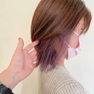 ミディアム カラー Memories 銀座のヘアスタイル