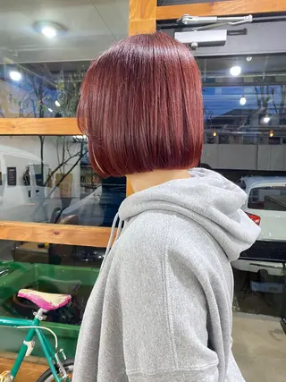 ショート カラー なぎ🌿.∘[ボブ, ニュアンスカラー]のヘアスタイル