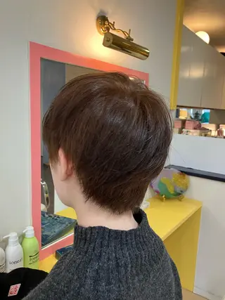 ショート カラー 横田 尚登のヘアスタイル