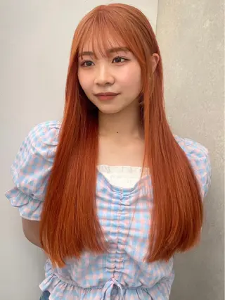 カラー Risa/盛れる レイヤー/艶カラーのヘアスタイル