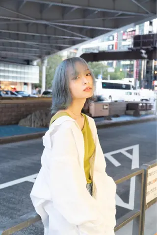 ミディアム カラー ✨デザインカラー✨ ハイトーン　森貴章のヘアスタイル