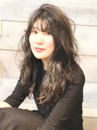 ロング パーマ 🌼圧倒的な口コミ数 BRAVE柏東口のヘアスタイル