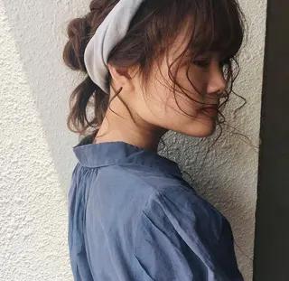 ミディアム カラー パーマ ヘアアレンジ 髪質改善🫧ベージュ 椙山 響のヘアスタイル