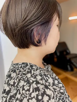 ショート カラー 緒方リエ 時短ショート・ボブのヘアスタイル