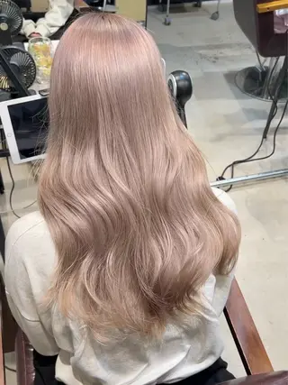 ロング カラー RIN 中明度韓国ヘアのヘアスタイル