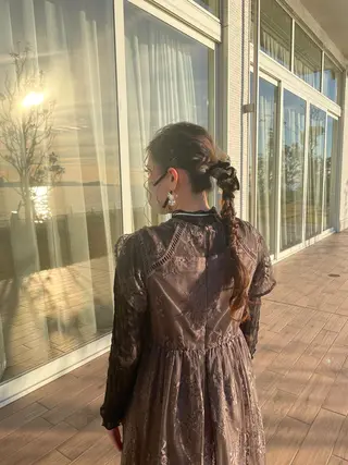 ロング ヘアアレンジ Topstylist YUKIのヘアスタイル