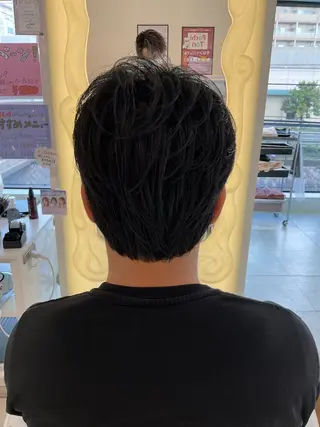 パーマ メンズ 稲村 直也のヘアスタイル
