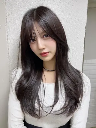 ロング 髪質改善・縮毛矯正 💎ASUKAのヘアスタイル