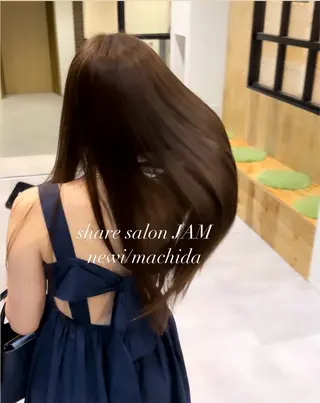 セミロング 【20代ダメージ毛に 髪質改善】のヘアスタイル