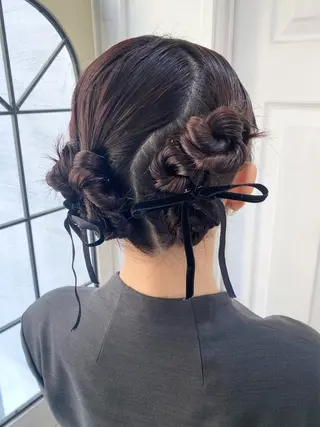 ヘアアレンジ uros.中目黒 moekaのヘアスタイル