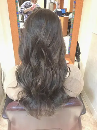 カラー ロング 100%髪質改善特化 TRUNSのヘアスタイル