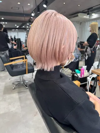 ショート カラー ダブルカラー🩰 CHIHIRO👒のヘアスタイル