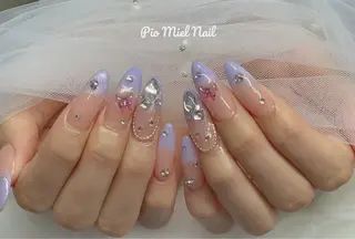 ネイル HANA 長さだしのネイルデザイン