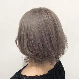 ショート カラー *モデル募集🤍横浜 透明感カラー🫧のヘアスタイル
