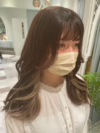 カラー 木屋元一/透明感 /前髪/ショートボブのヘアスタイル