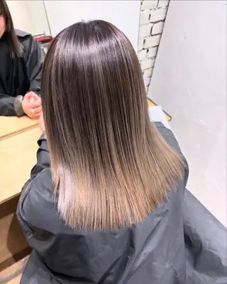 ミディアム 川下 諒のヘアスタイル