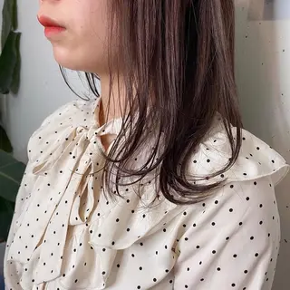 ミディアム カラー 🪭risa 暖色/レイヤー🪭のヘアスタイル