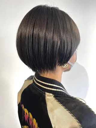 ショート ✨圧倒的満足度◎ 小顔美人ショート✨佃のヘアスタイル