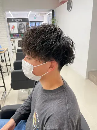 ショート カラー パーマ ヘアアレンジ メンズ 🔥メンズ特化🔥 木村 祐太のヘアスタイル