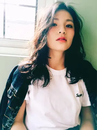 セミロング カラー メンズヘア特化 崎田 成人のヘアスタイル